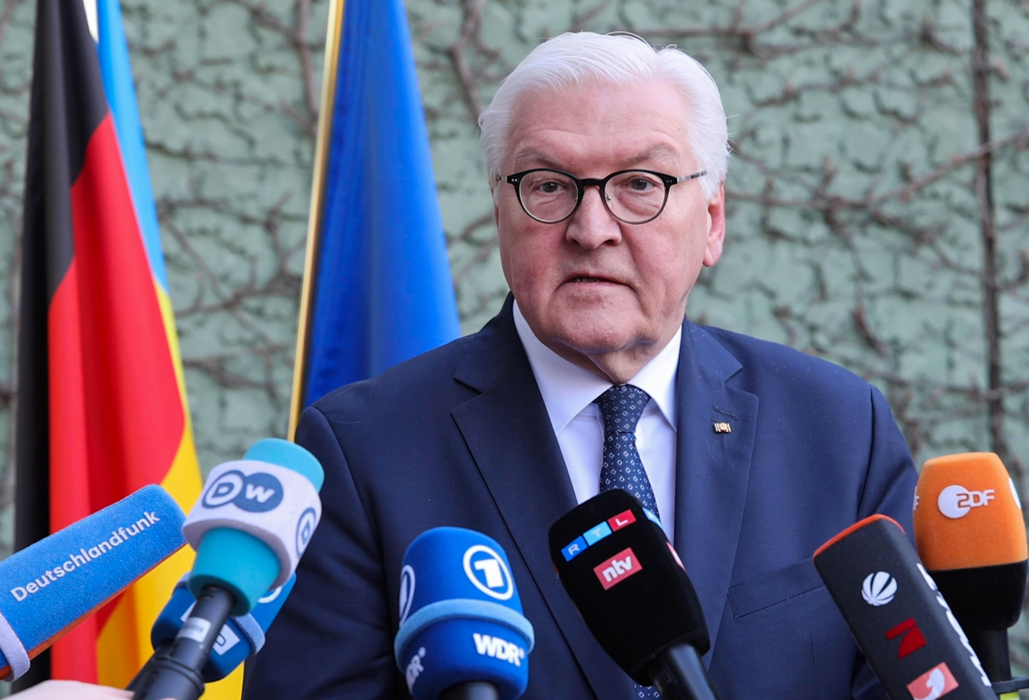 德國總統史坦麥爾(Frank-Walter Steinmeier)欲訪烏克蘭遭拒。 (AFP)