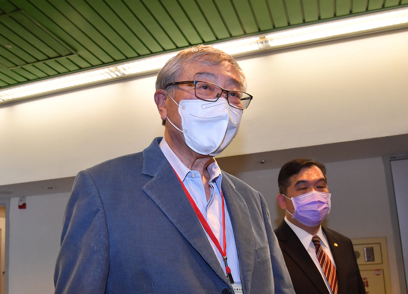 工總理事長苗豐強（前） (資料照片／中央社)