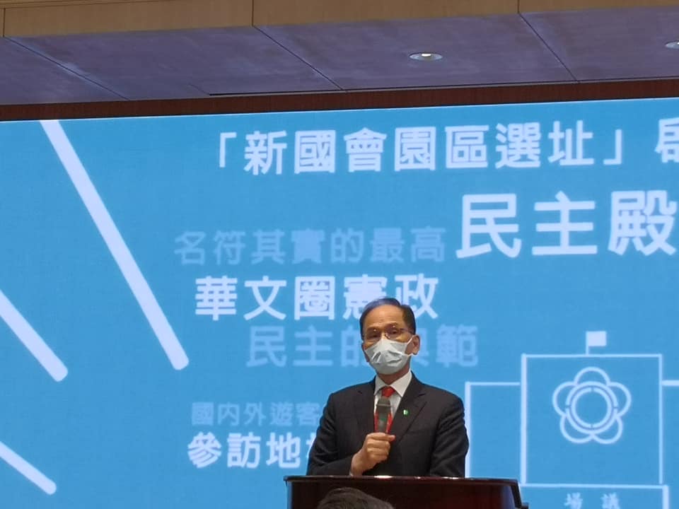 立法院長游錫堃。(劉玉秋 攝)