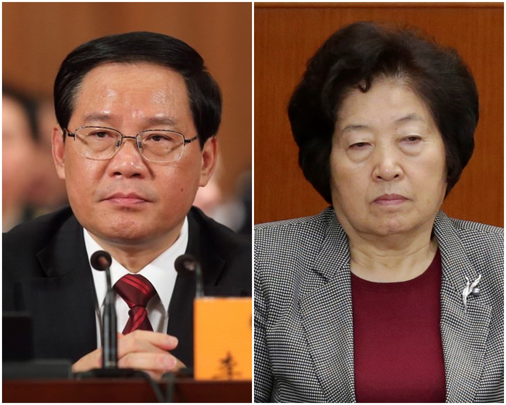 上海市委書記李強(左)、中國國務院副總理孫春蘭。(合成圖)
