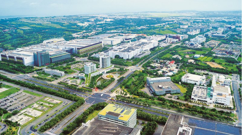 南台灣水情告急，台灣三大科學園區提前備戰，除了南科目前節水10%外，新竹及台中科學園區也要求廠商自主節水5%。圖為中部科學園區空拍。(資料照/中科管理局提供/圖：中央社)