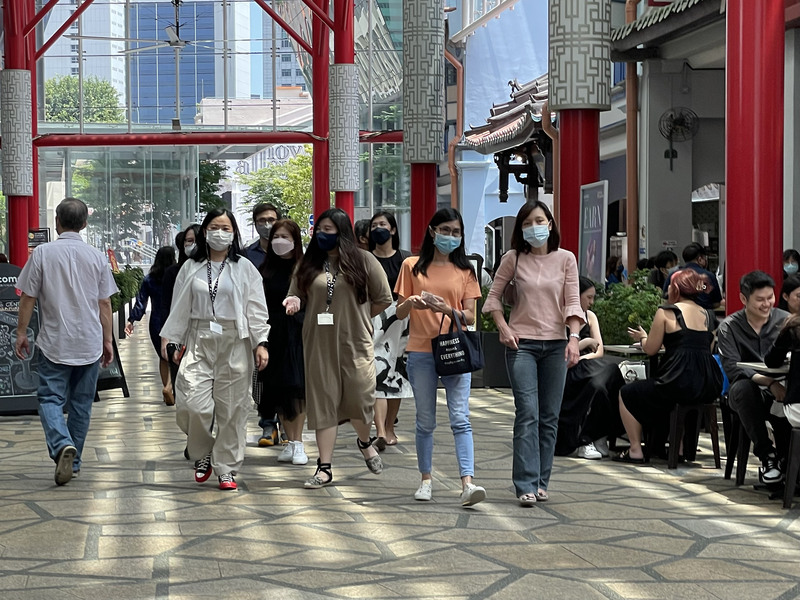 新加坡添逾7000人確診。示意圖。 (圖：中央社)