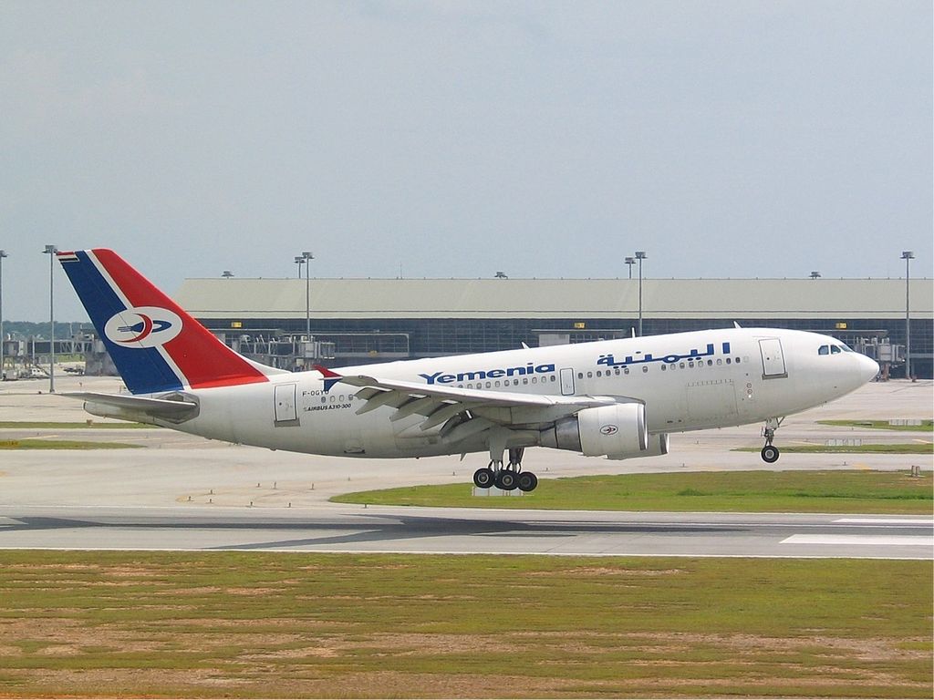 葉門國營航空公司葉門航空延後6年來首次商業航班。圖為葉門航空飛機。（維基百科）