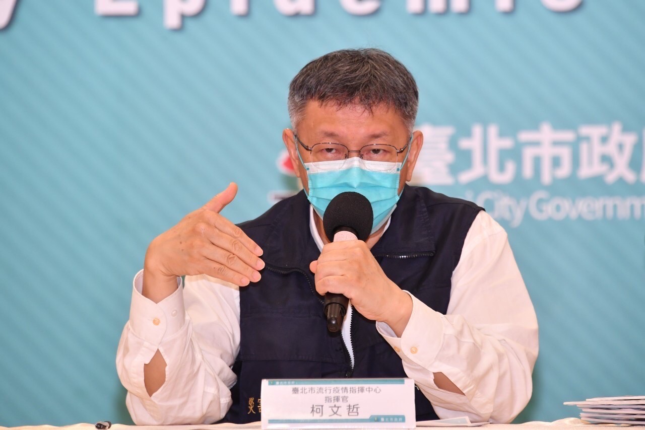 台北市小兒科量能吃緊，市長柯文哲籲家長勿過度緊張。(北市府提供)