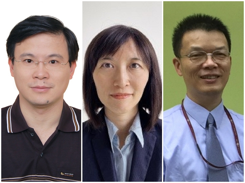 行政院提出中正大學法律系副教授王正嘉(左)、台灣經濟研究院副研究員王怡惠(中)，及NCC主任秘書陳崇樹(右)等3人名單函送立法院審查。(行政院提供)