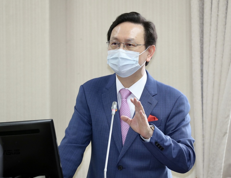僑務委員會委員長童振源。(圖：中央社)