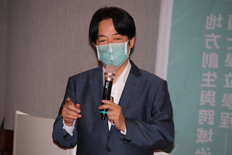 副總統賴清德出席國立暨南國際大學通識講座。(圖：中央社)