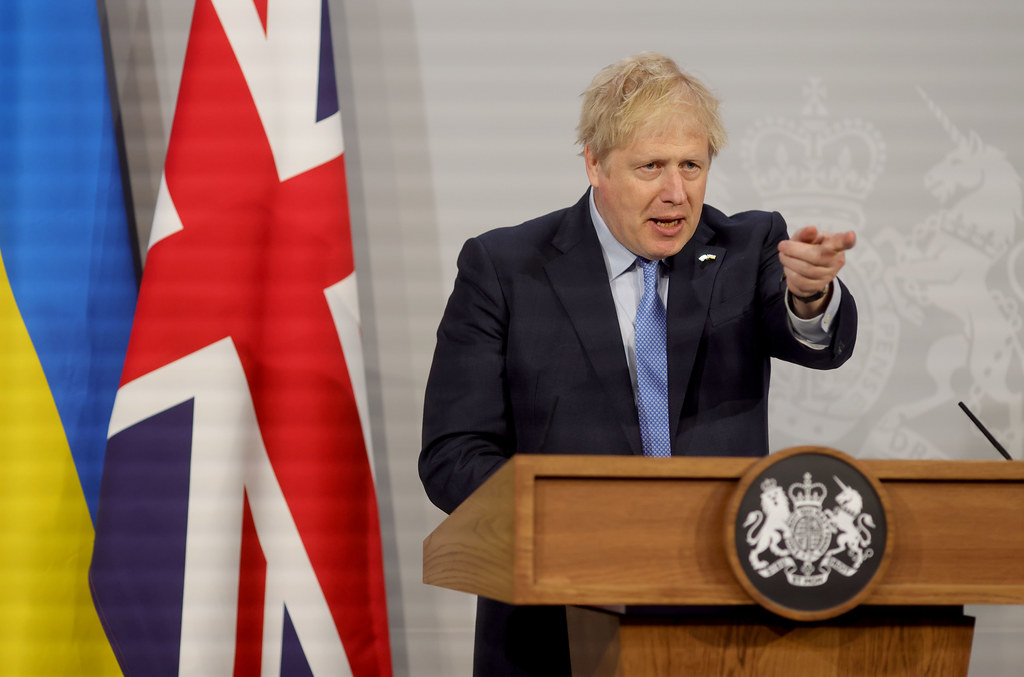 英國首相強生（Boris Johnson）表示，英國、美國、日本和加拿大將禁止新進口俄羅斯黃金。 (資料照片／英國政府)