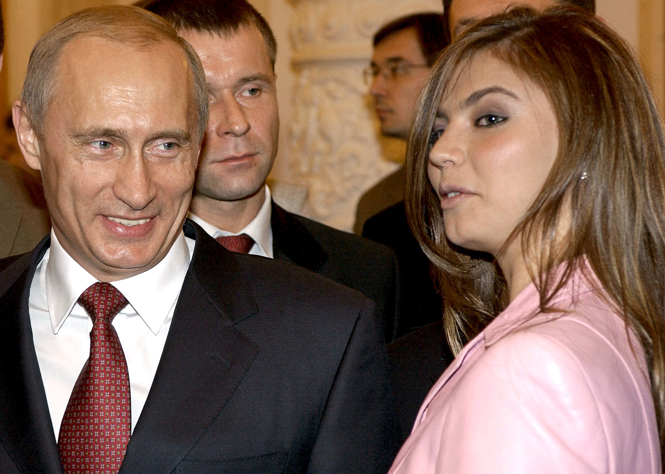 傳說中的蒲亭情婦～俄羅斯前體操選手卡巴耶娃(Alina Kabaeva)(右) (路透社/達志影像)