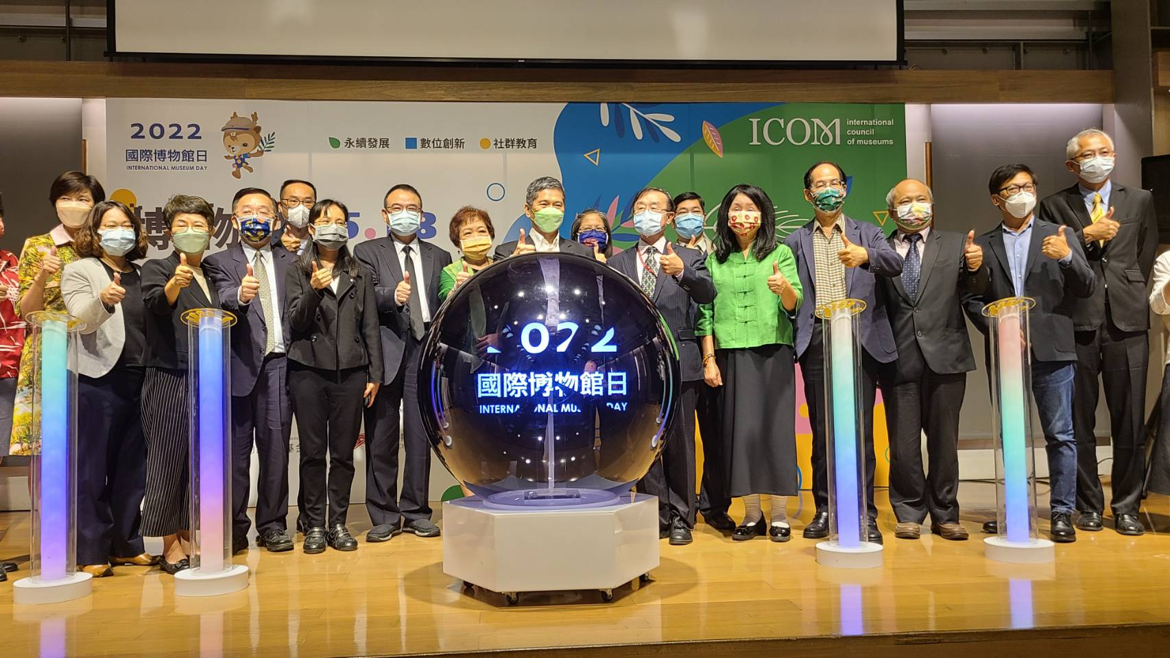 文化部、教育部、故宮以及中華民國博物館學會、台灣博物館文教基金會13日連袂召開記者會宣布，串連全台超過50間博物館地方文化館，啟動5月18日國際博物館日慶祝活動。(江昭倫 攝)