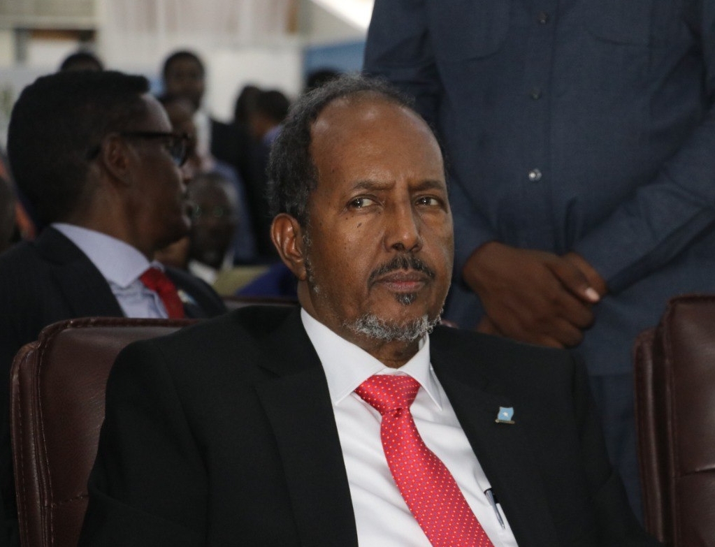 索馬利亞前總統穆罕默德(Hassan Sheikh Mohamud)15日贏得大選。（AFP)