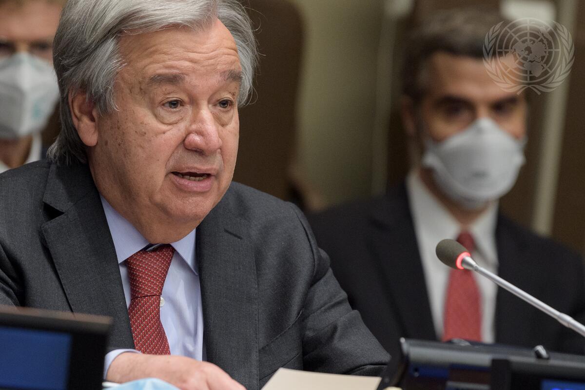 聯合國秘書長古特瑞斯（Antonio Guterres）。(UN Photo/Manuel Elías)