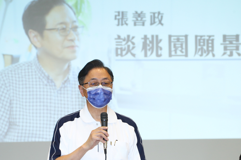 國民黨日前徵召前行政院長張善政（圖）參選桃園市長，引發黨內反彈，張善政原訂24日拜訪桃園市議會，但議長邱奕勝表示沒約好。 (圖：中央社)