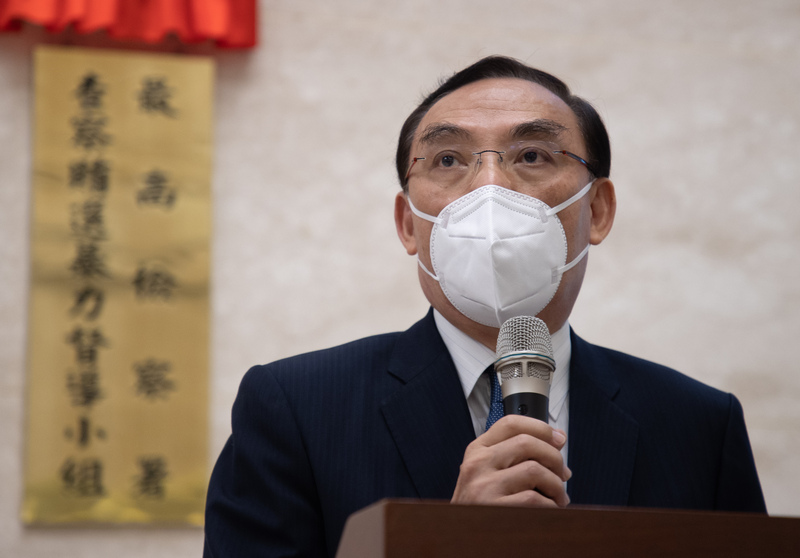 法務部長蔡清祥出席致詞指出，年底九合一選舉，各級檢察署應在檢察長親自督軍下發揮團隊戰力完成查賄任務，成功的查察賄選就是最好的反賄選宣導。(圖：中央社)