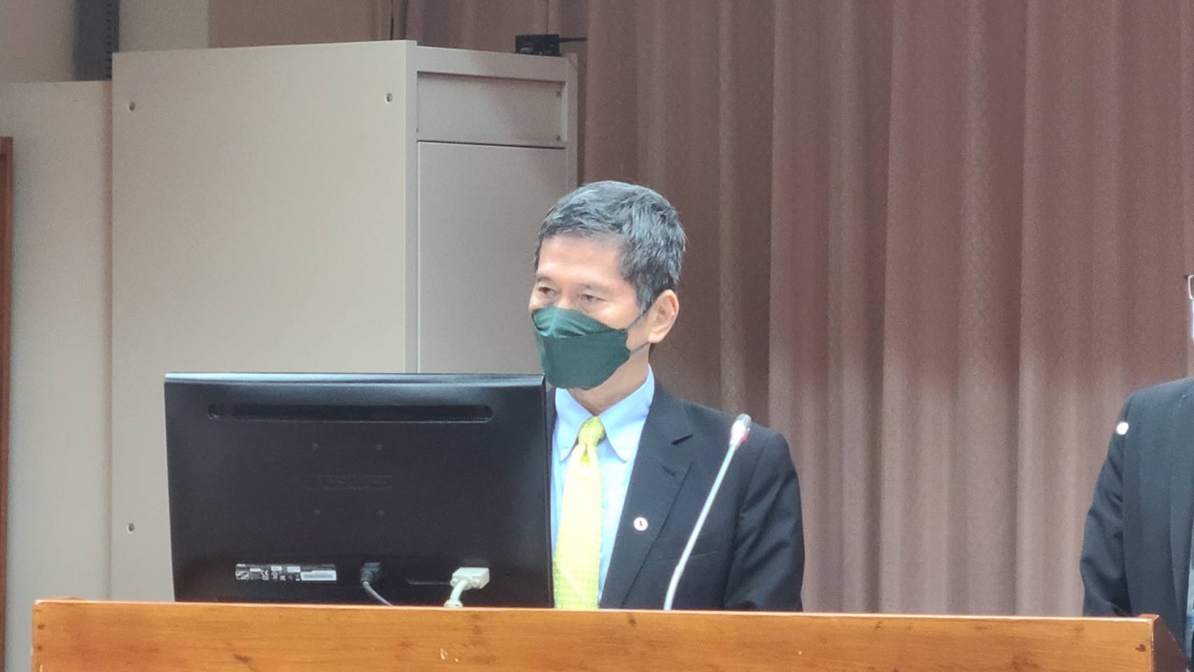 文化部長李永得25日在立法院教委會表示，文化發展基金預計年底前成立。(江昭倫 攝）