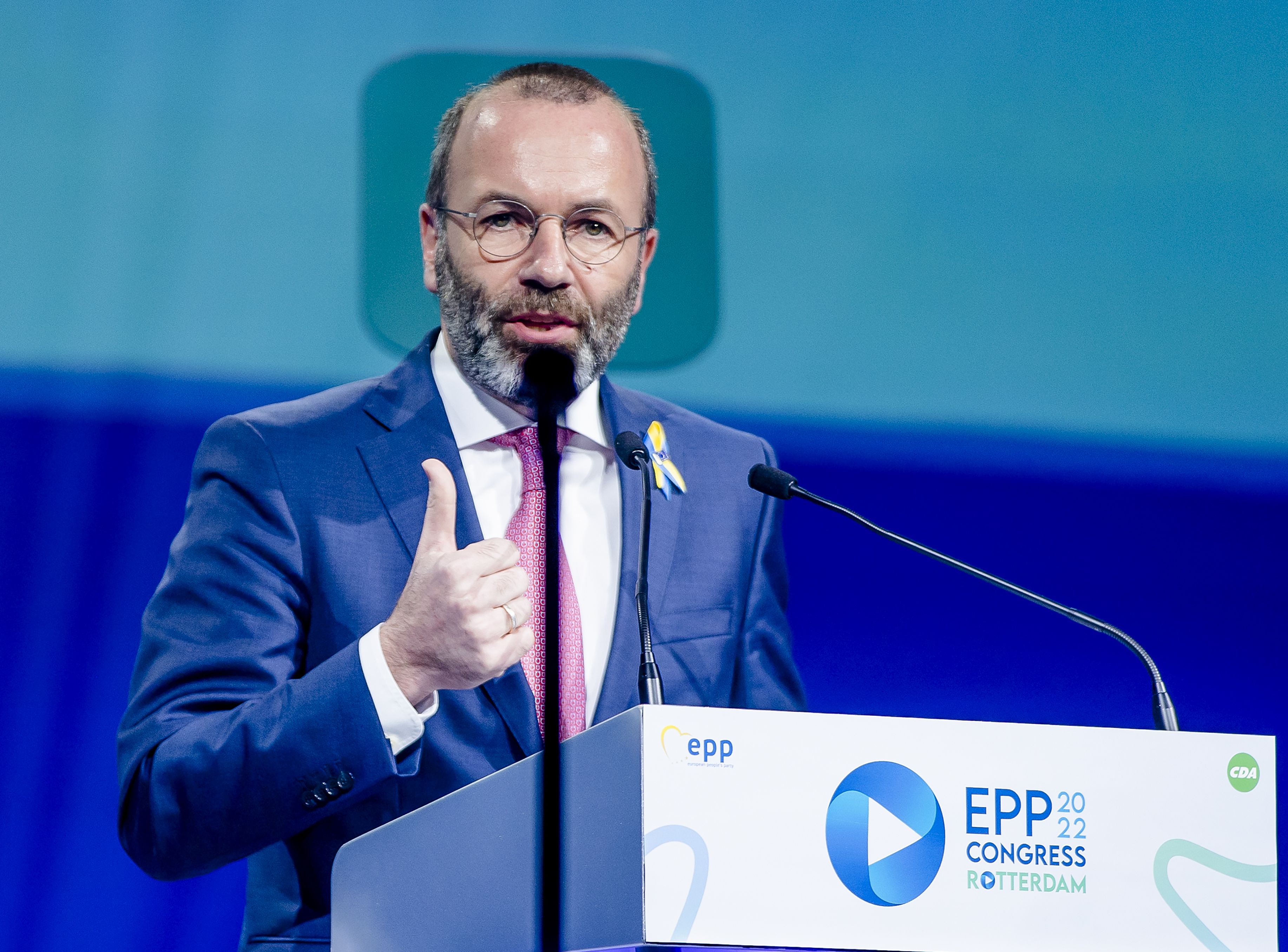 歐洲人民黨新任領袖韋柏(Manfred Weber)。 (AFP)