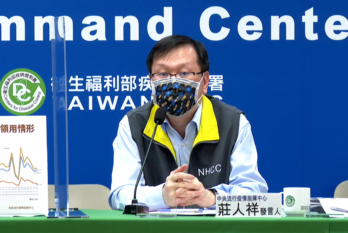 中央流行疫情指揮中心發言人莊人祥5日指出，高雄疫情這幾天有可能達到高峰。(翻攝自疾病管制署 - 1922防疫達人臉書)