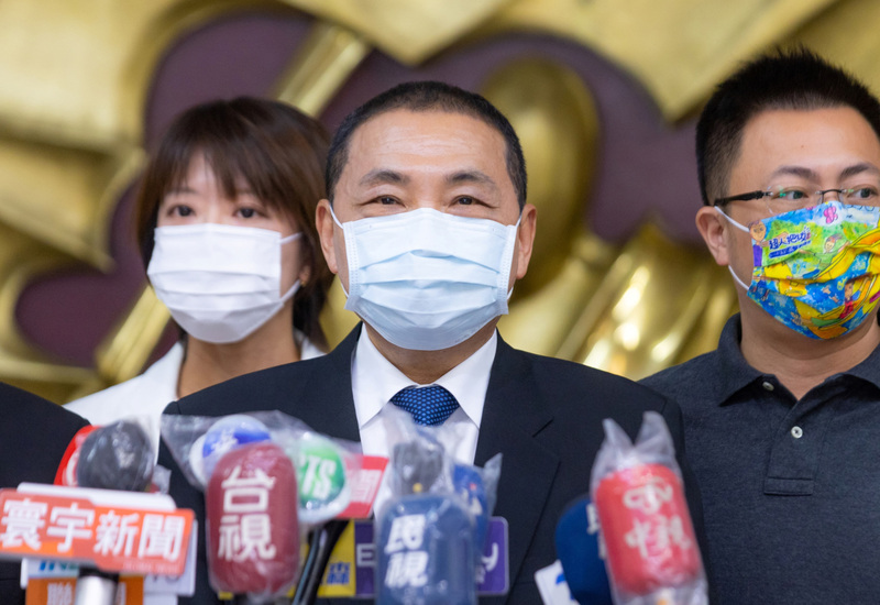 新北市長侯友宜表示，真心盼望陳時中早日康復。(圖：中央社檔案照片)