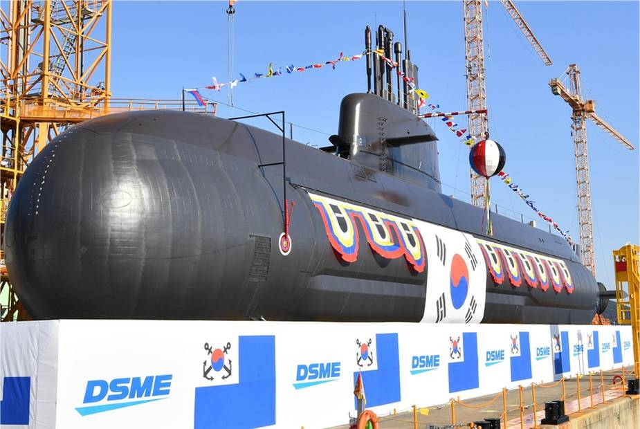 南韓張保皋-3級潛艦。 (圖:南韓海軍)