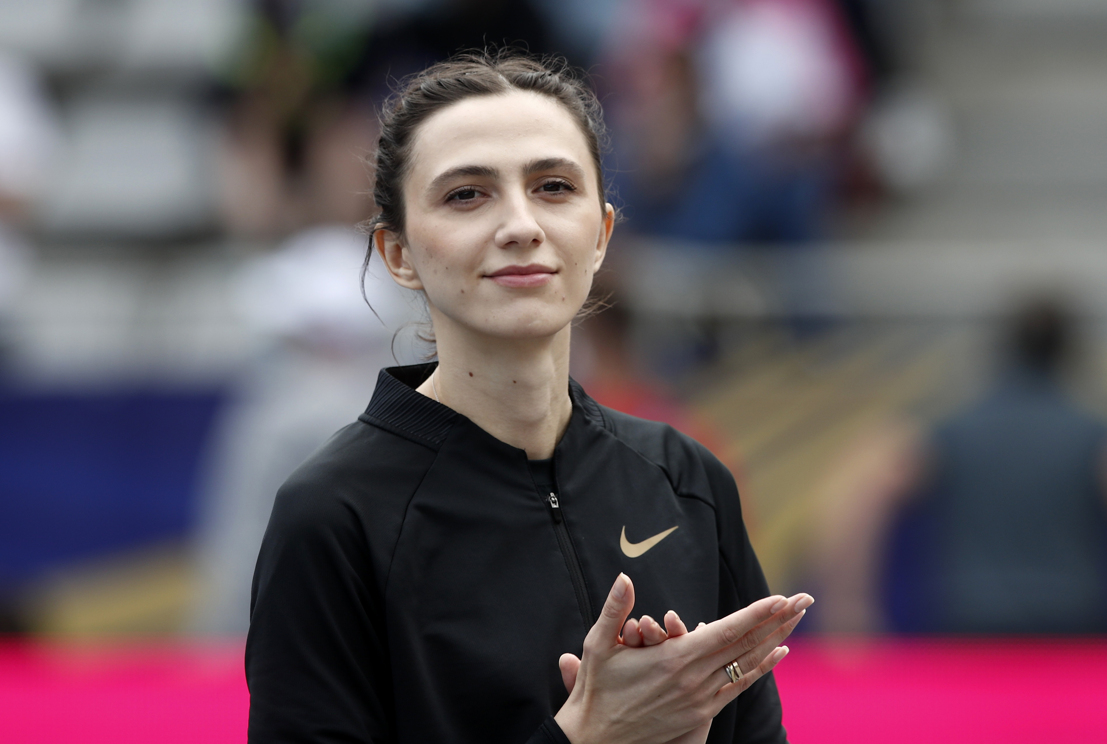 俄羅斯奧運跳高金牌選手拉斯兹科內(Mariya Lasitskene)（ 路透社／達志影像）