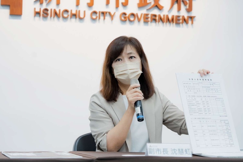 前新竹市副市長、民進黨新竹市長參選人沈慧虹。資料照片（新竹市政府提供） (圖：中央社)