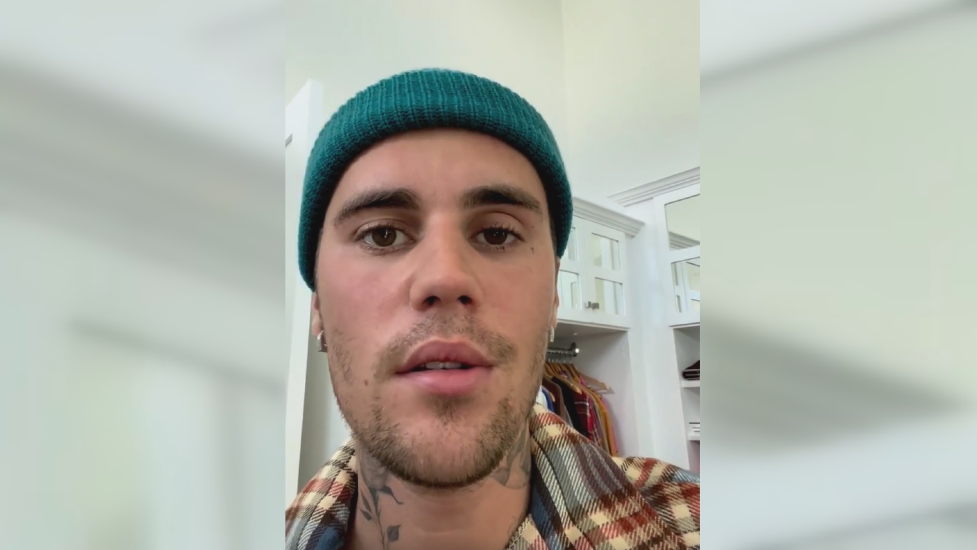 加拿大流行歌手小賈斯汀(Justin Bieber)宣佈，因病暫停世界巡迴演唱會。(圖截自Justin Bieber IG影片)