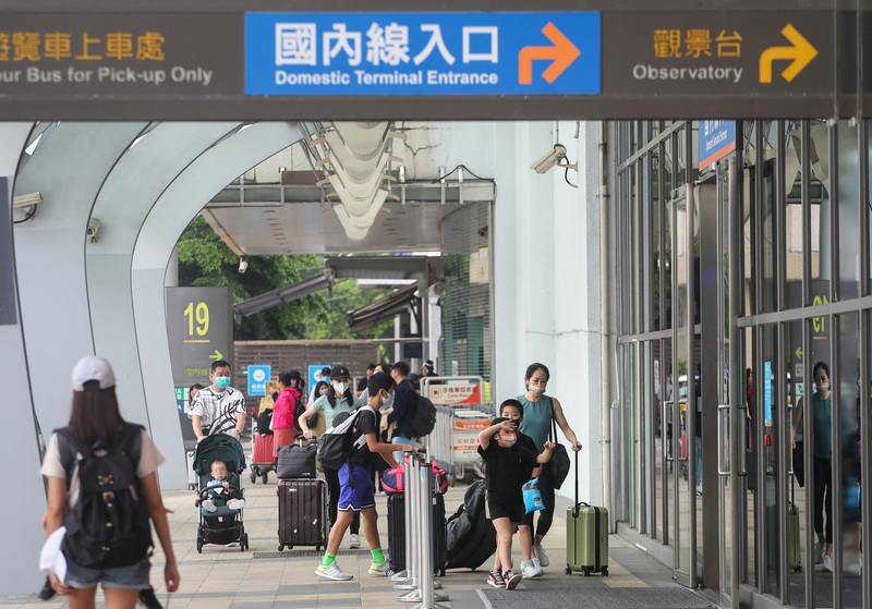 民航局26日下午宣布，27日國內線班機全數取消。(資料照/圖：中央社)