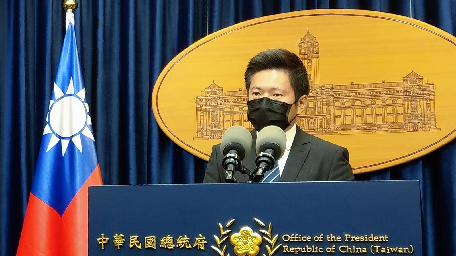 總統府發言人張惇涵。(資料照/歐陽夢萍攝)