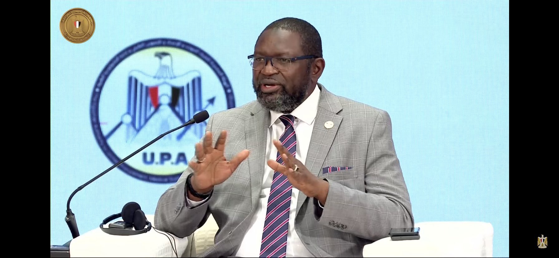 「非洲疾病管制暨預防中心」(Africa Centers for Disease Control and Prevention)代理主任歐瑪(Ahmed Ogwell Ouma)。(圖:@laktarr001/Twitter)