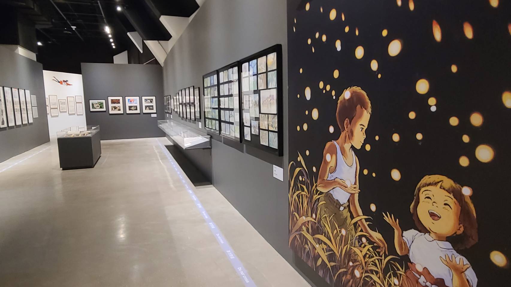 「吉卜力動畫大師—高畑勲影展」即日起至9月25日在台北流行音樂中心文化館舉行，完整呈現日本動畫巨匠一生動畫創作歷程。(江昭倫 攝)