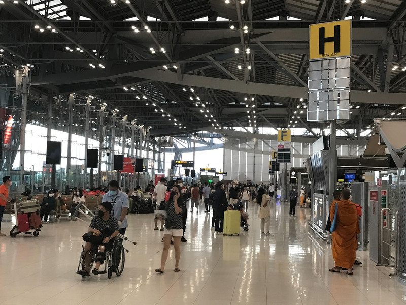 圖為曼谷蘇凡納布機場。 (圖：中央社)
