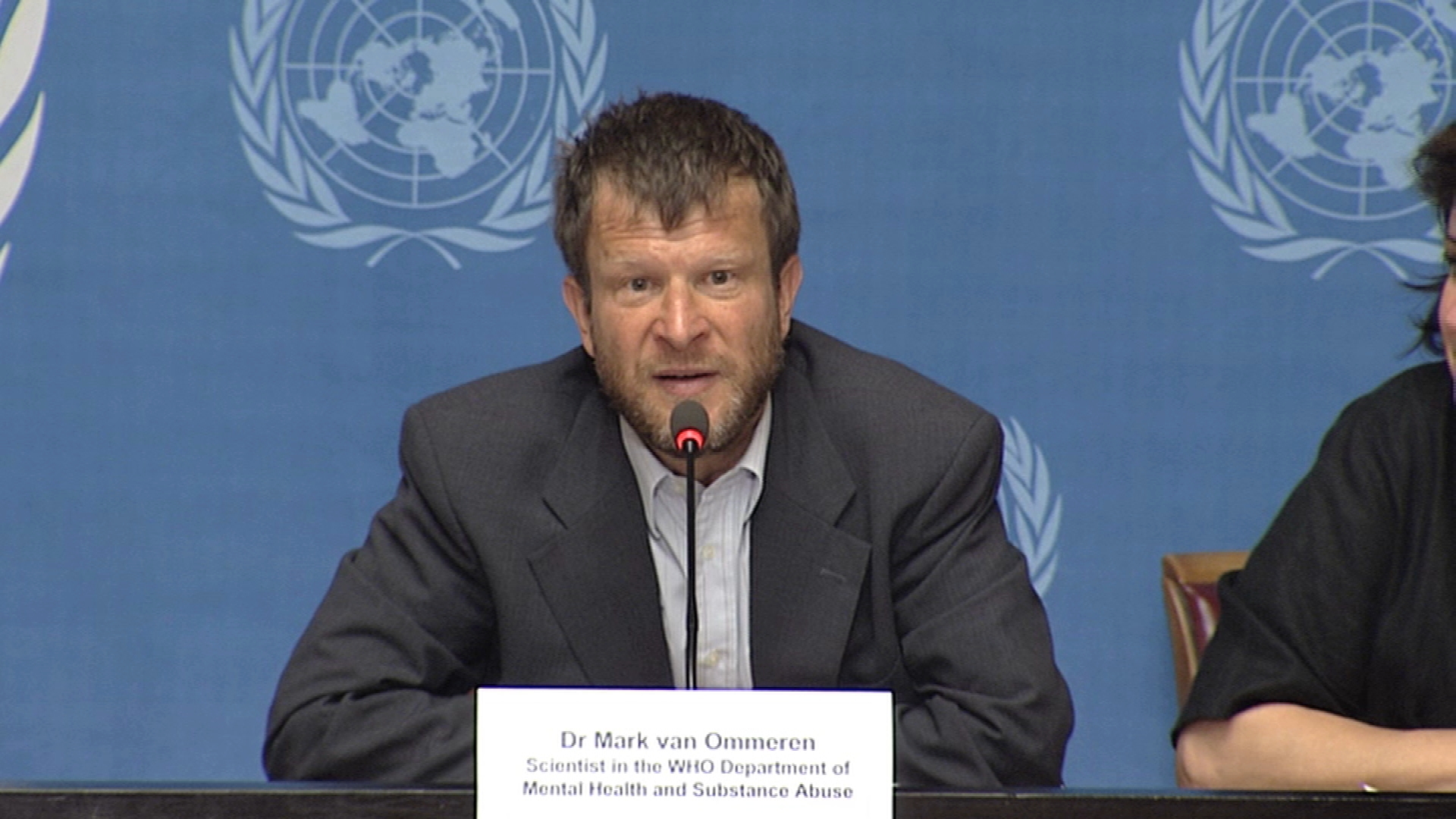 世界衛生組織心理健康單位主任范歐默倫(Mark van Ommeren)。(圖:WHO)