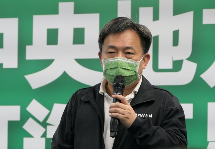 民進黨秘書長林錫耀。（劉玉秋 攝）