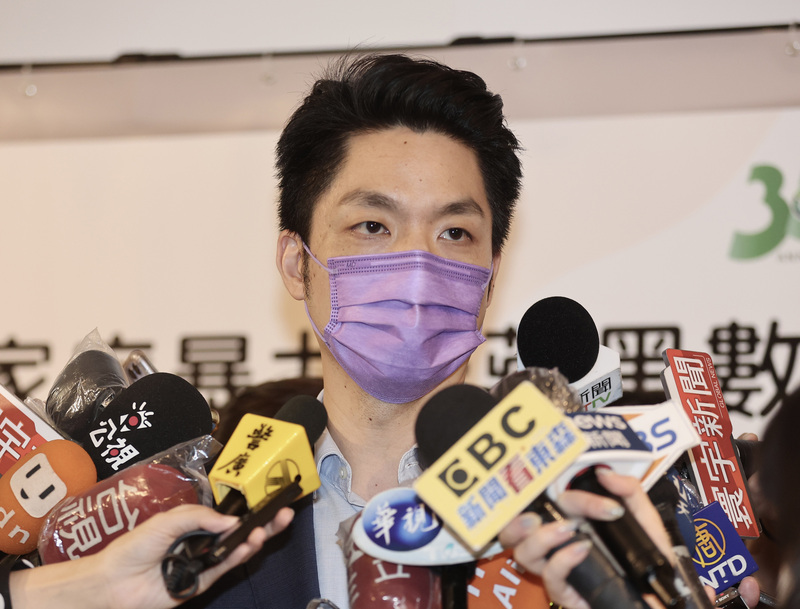 國民黨籍台北市長參選人蔣萬安表示，競選團隊成員會按照既定步調安排。 (圖：中央社檔案照片)