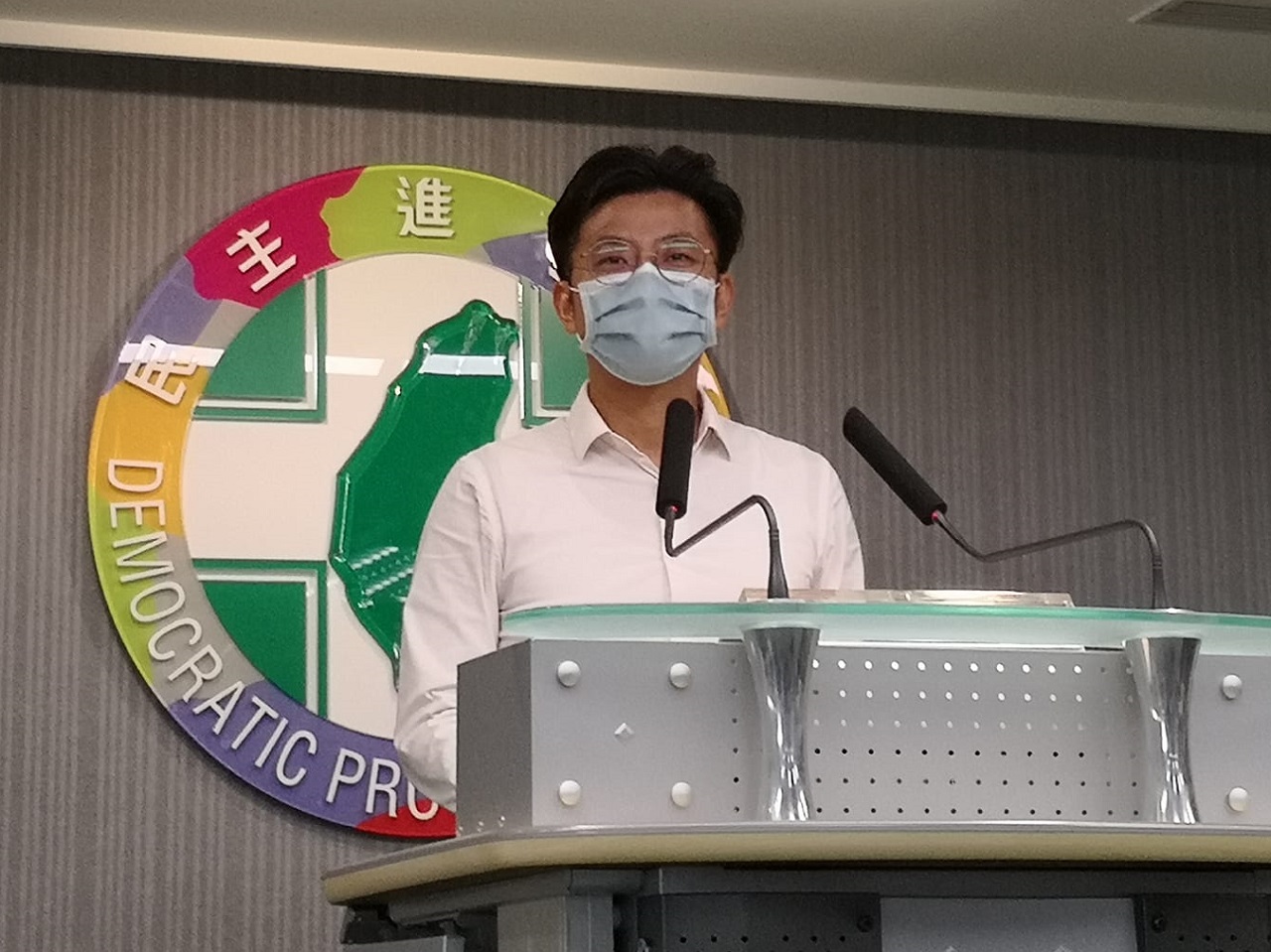 民進黨發言人周江杰表示，國民黨為了選舉又以舊聞炒冷飯，對林智堅進行人格抹黑。（資料照/劉玉秋 攝）