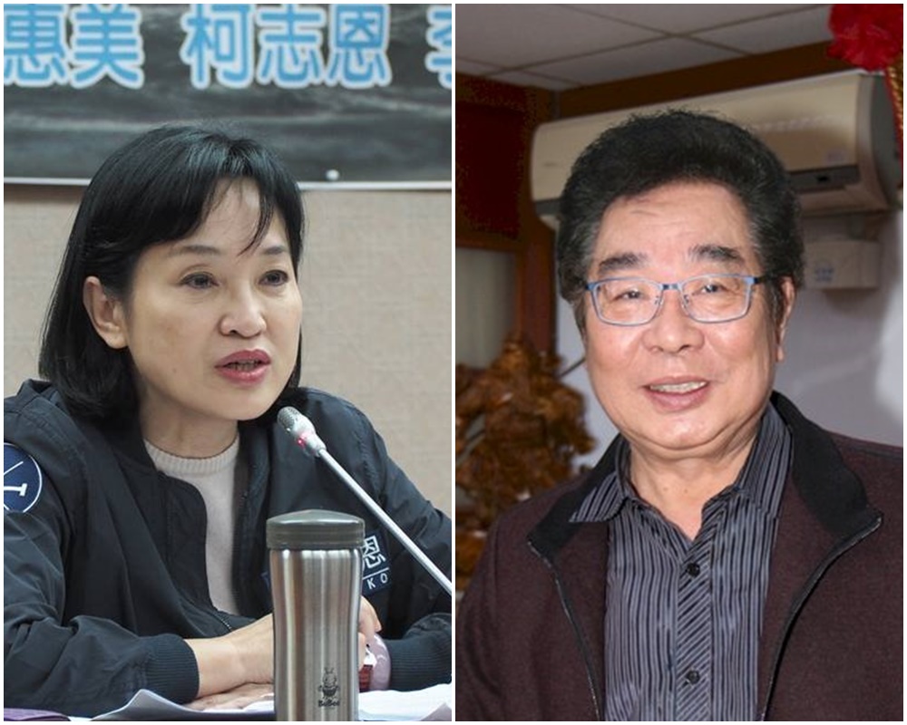 國民黨智庫執行長柯志恩(左)、前農委會農田水利處長謝福弘。(合成圖)