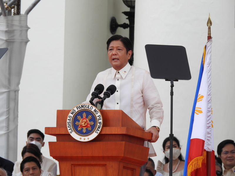 菲律賓總統小馬可仕。(圖：中央社)