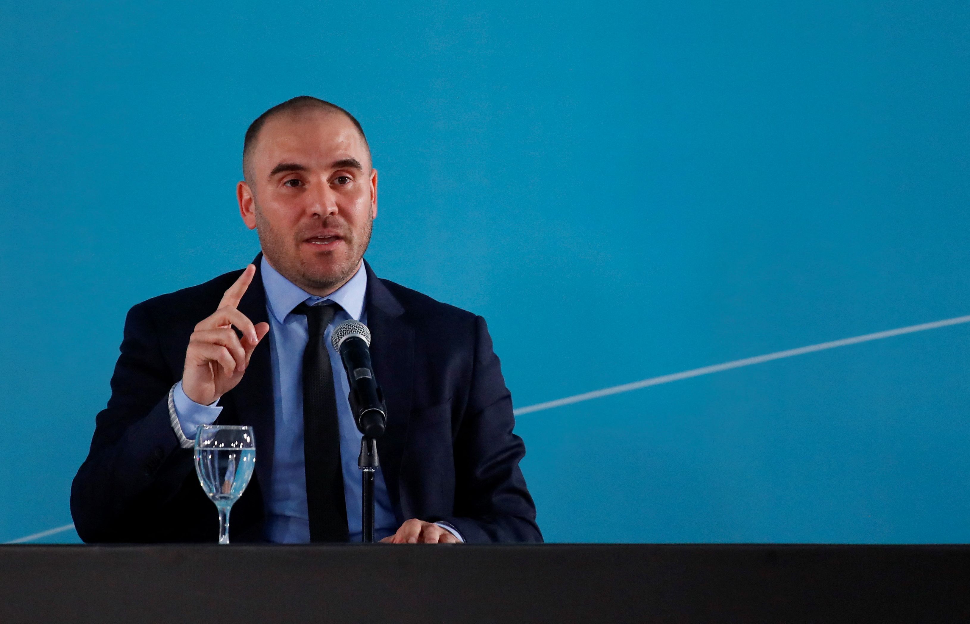 阿根廷經濟部長古茲曼(Martin Guzman)請辭。 (路透社/達志影像)