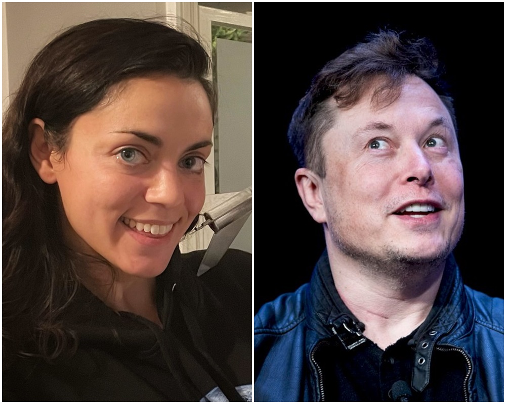 億萬富翁企業家馬斯克(Elon Musk)與旗下主管齊利斯(Shivon Zilis)，生了一對雙胞胎。(合成圖)