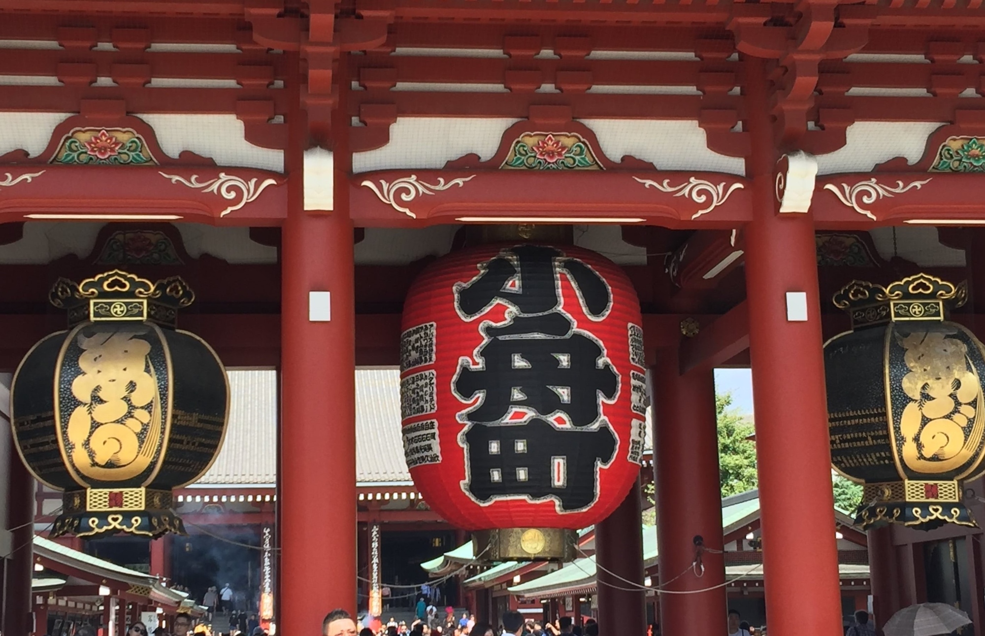 日本是台灣民眾最喜愛的出國旅遊地點之一。圖為東京淺草寺的小舟町大燈籠。(圖：RTI)