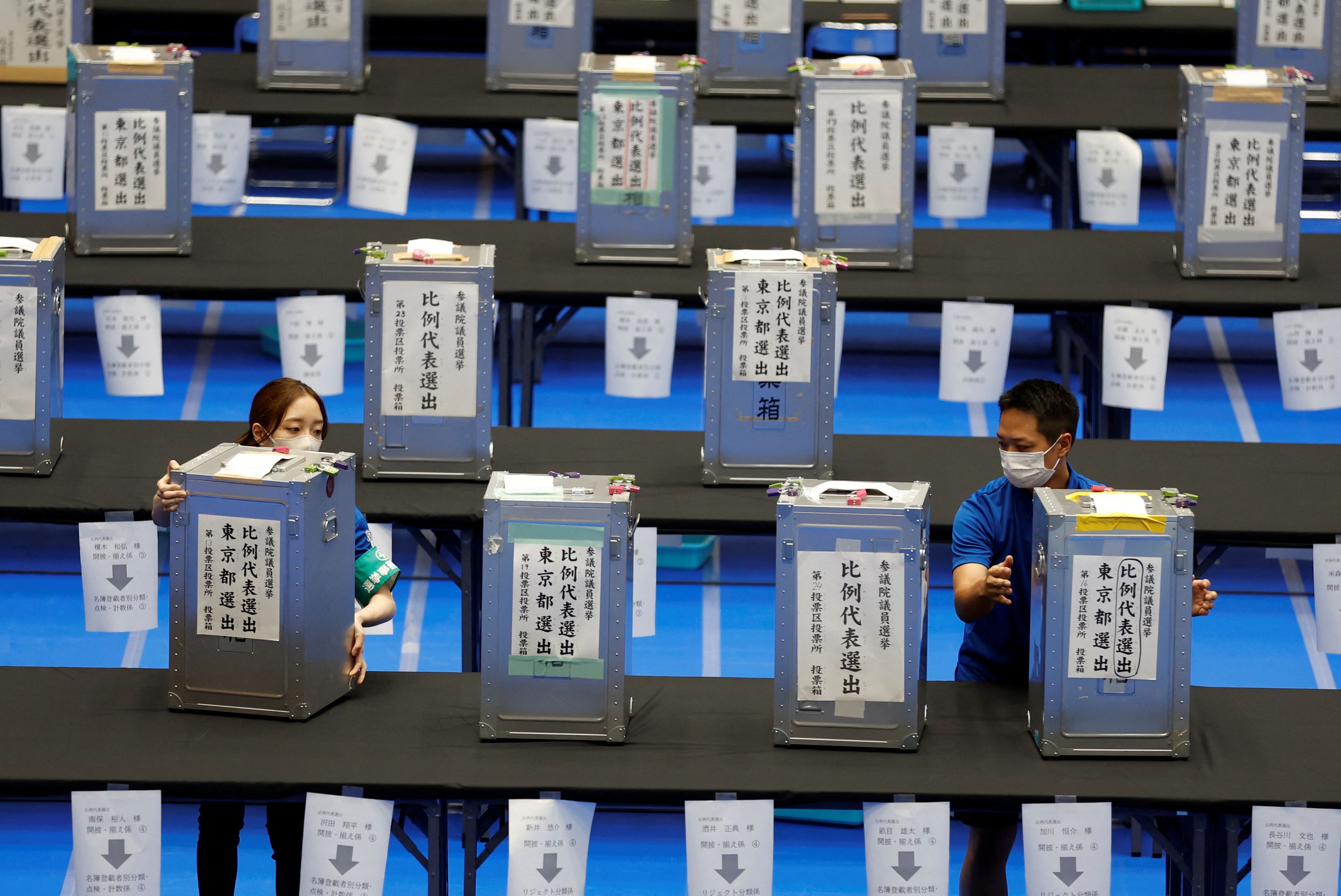 日本10日舉行參議院選舉。(路透社/達志影像)
