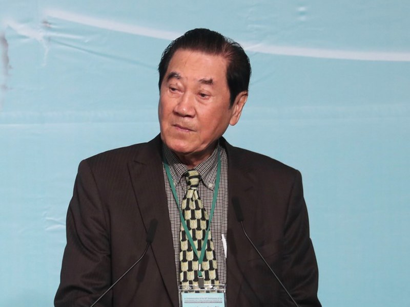 安倍之友會長陳唐山。 (圖:中央社)