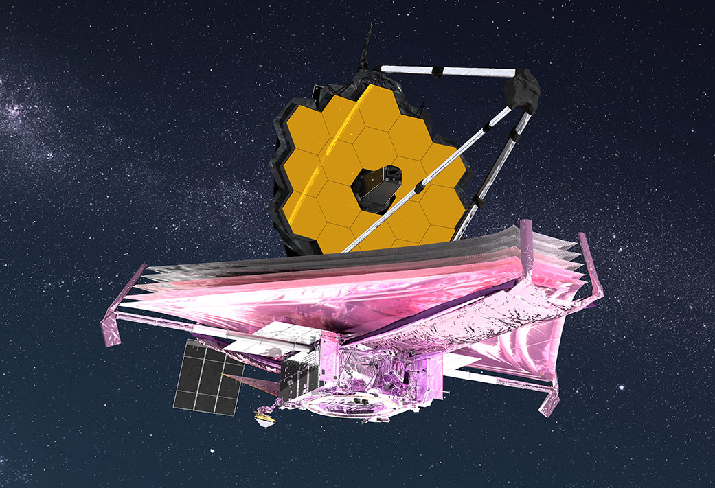 韋伯太空望遠鏡。(圖：NASA's James Webb Space Telescope臉書)