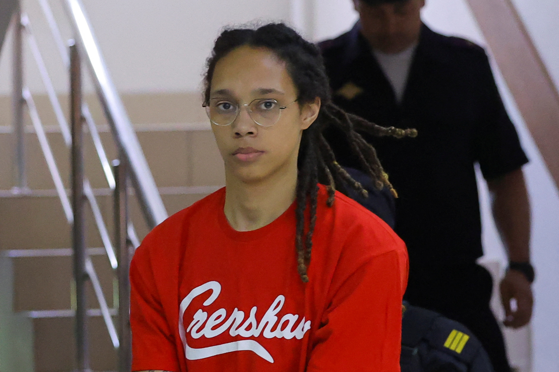 美國女子籃球明星格林納(Brittney Griner)因涉持大麻，被判9年徒刑。 (路透社/達志影像)