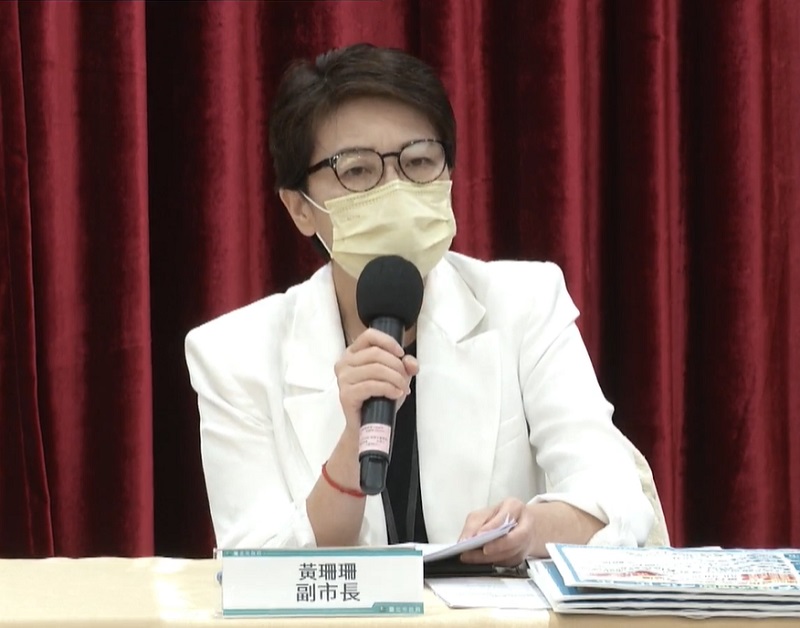 台北市副市長黃珊珊表示，關於裴洛西訪台時的維安問題，市府會保障言論自由，但若影響社會秩序，會依法行事。(圖擷自黃珊珊臉書)