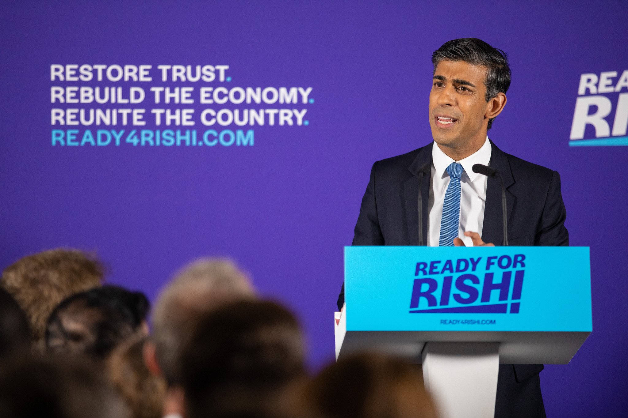 英國前財政大臣蘇納克(Rishi Sunak)。 (圖:取自蘇納克臉書)