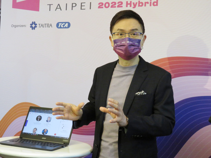 貿協董事長黃志芳(資料照片/中央社)