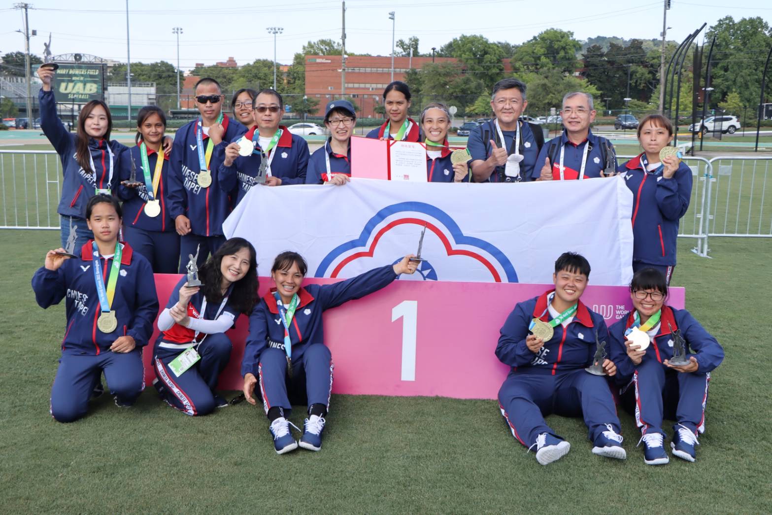 台灣女子拔河代表隊在世界運動會締造5連霸。(體育署提供)
