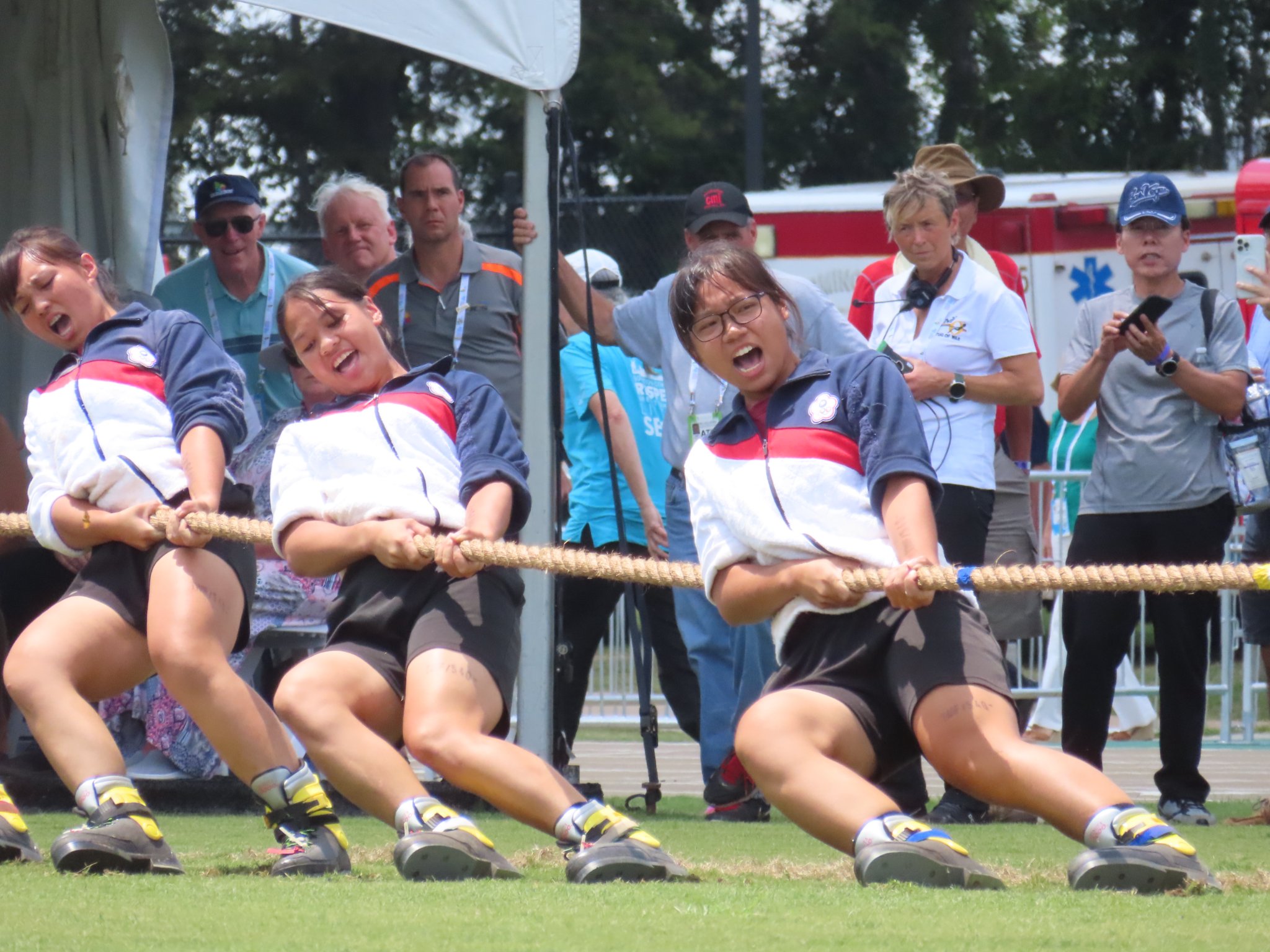 台灣女子拔河隊世運5連霸，540公斤級摘金。（圖:取自中華民國拔河運動協會臉書）