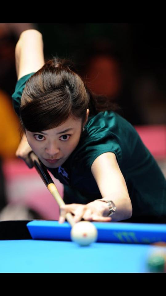 周婕妤獲9號球世錦賽金盃，台灣首名女子雙料冠軍(周婕妤臉書)